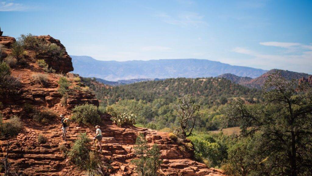 easy hikes in Sedona USA, Arizona, Yavapai County, Sedona, Cathedral Rock